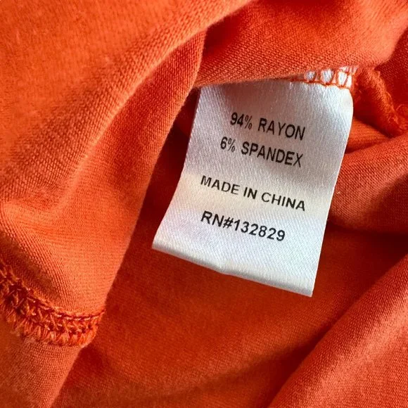 Superdown Revolve Shirt Dress Simona Tee Dress Size Small Orange EUC Soft Chic - Picture 5 of 6